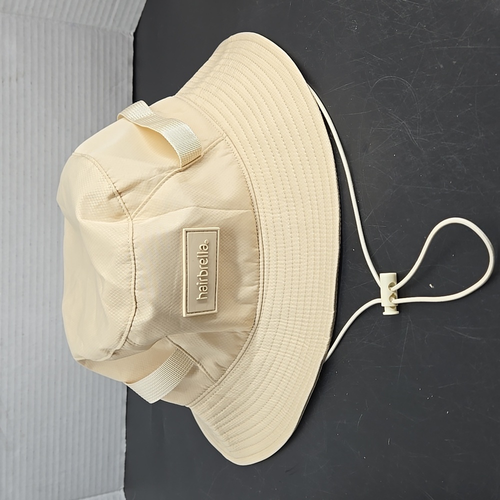 NEW Hairbrella Beige Bucket Hat